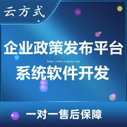 企业政策发布平台系统软件开发专业团队