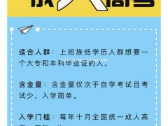 2021惠州成人高考招生中大专、本科，不要让学历成为你的绊脚