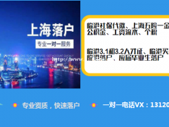 上海落户临港买房3.1人才证应届生落户研究生落户