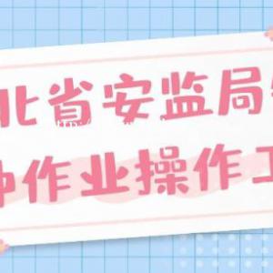 2022年湖北省安监局特种作业操作工种报考相关介绍