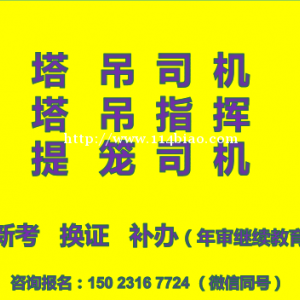 重庆市两路口升降机司机提升笼年审如何操作，重庆塔吊指挥工证报名在石桥铺考试