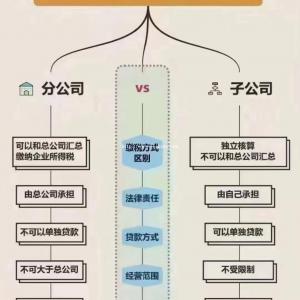 分公司与子公司的区别?