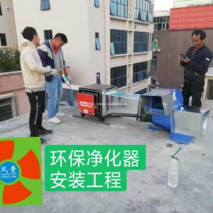 江门市川菜馆大厅油烟管道白铁设备通风系统工程切肉机回收