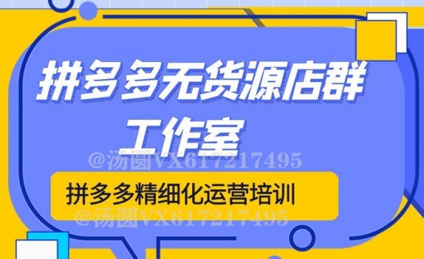 拼多多运营多种玩法，一对一指导教学培训，全国招商合作伙伴加盟