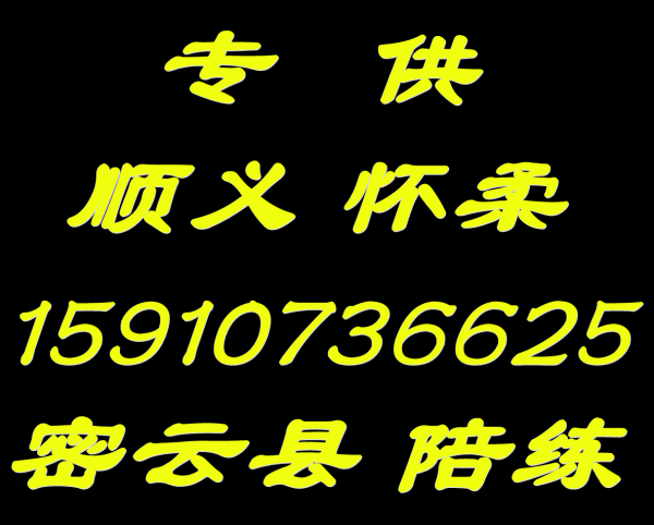 顺义密云怀柔陪练公司