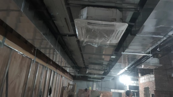 肇庆市工厂降温通风管道安装设计白铁设备通风系统工程