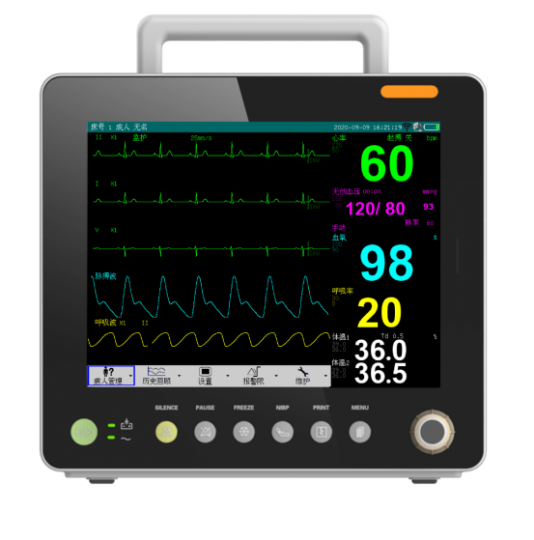 瑞博心电监护PM-9000GTA心电图心率血氧饱和度无创血压体温呼吸