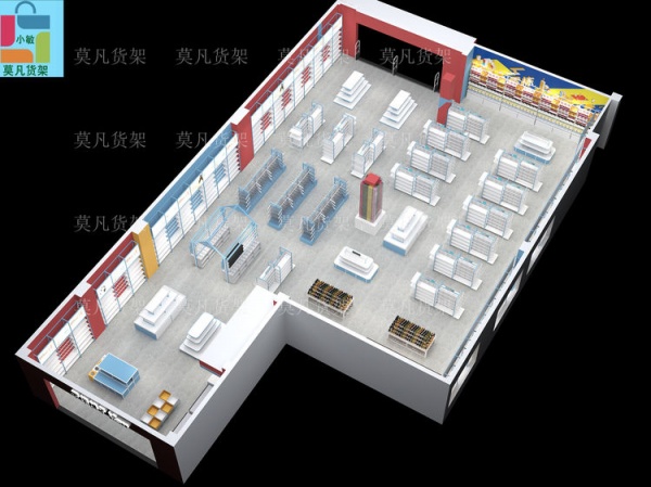 岳阳百货店陈列架利用创新设计布局空间从消费需求出发