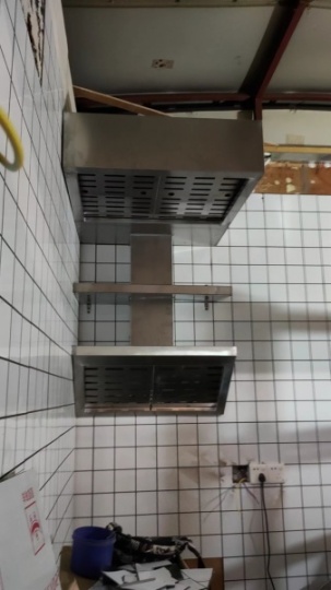 中山市炸鸡店专业安装不锈钢吸烟罩油烟净化器设备安装