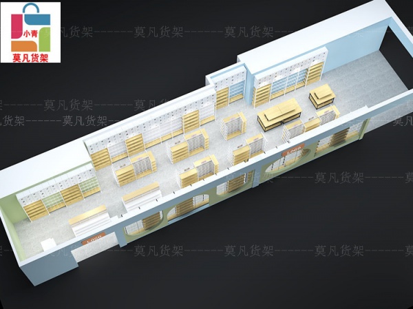 广西饰品货架厂家、精品货架店铺场景搭配陈列