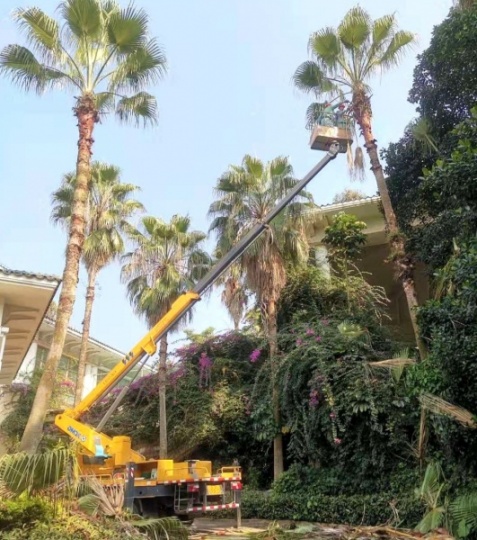 广州越秀区工程建设厂房维修高空作业车出租