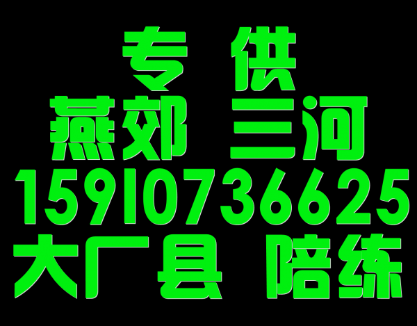 三河燕郊齐心庄陪练公司