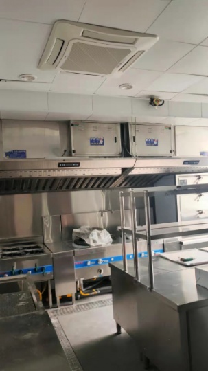 南山区餐饮店厨房安装油烟净化一体机设备烧烤车定制