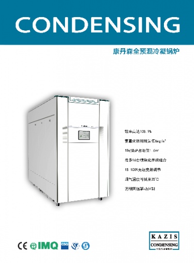 康丹森全预混高效冷凝锅炉