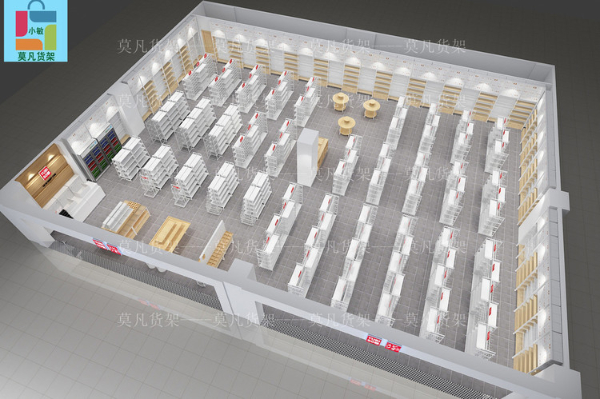 饰品店货架装修图-莫凡货架厂家的报价-桂林饰品店货架