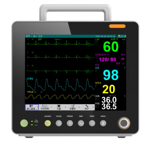 瑞博PM-9000GTA多参数病人监护仪镜面款操作简单