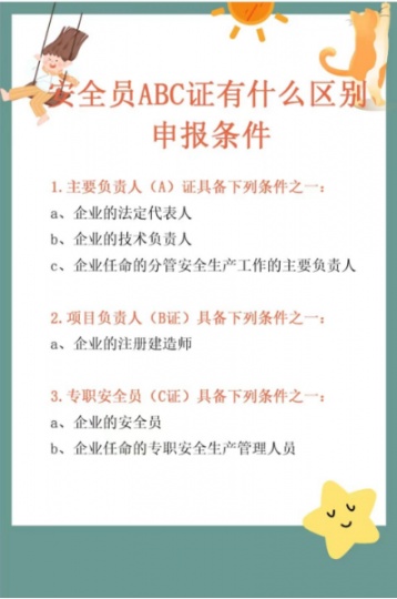 【唐山海德教育】安全员ABC证有什么申报条件？