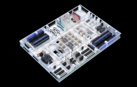 临沂大型数据中心机房鸟瞰效果图制作|办公楼3D户型图设计