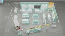 莫凡货架厂家道具设计-松原精品百货店展示柜大量批发